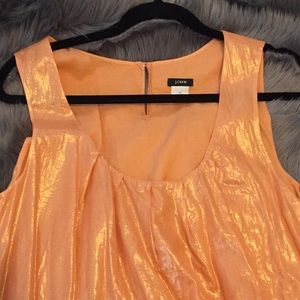 JCREW - women's apricot color glistening top